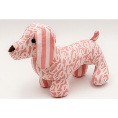PERRO SALCHICHA DE TELA CON RELLENO OBSEQUIO REGALO ADORNO