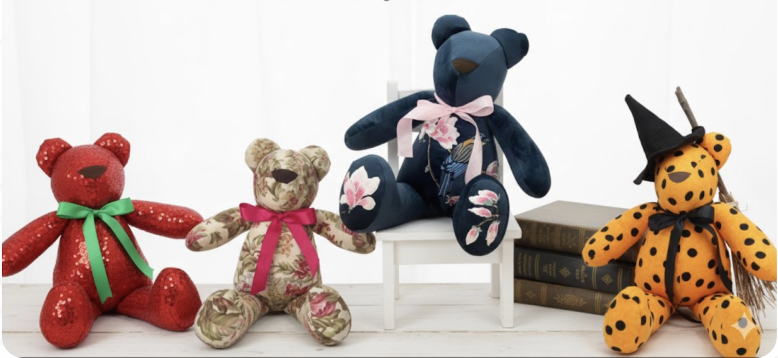 Osos de tela artesanales hechos a mano de La Casa del Oso